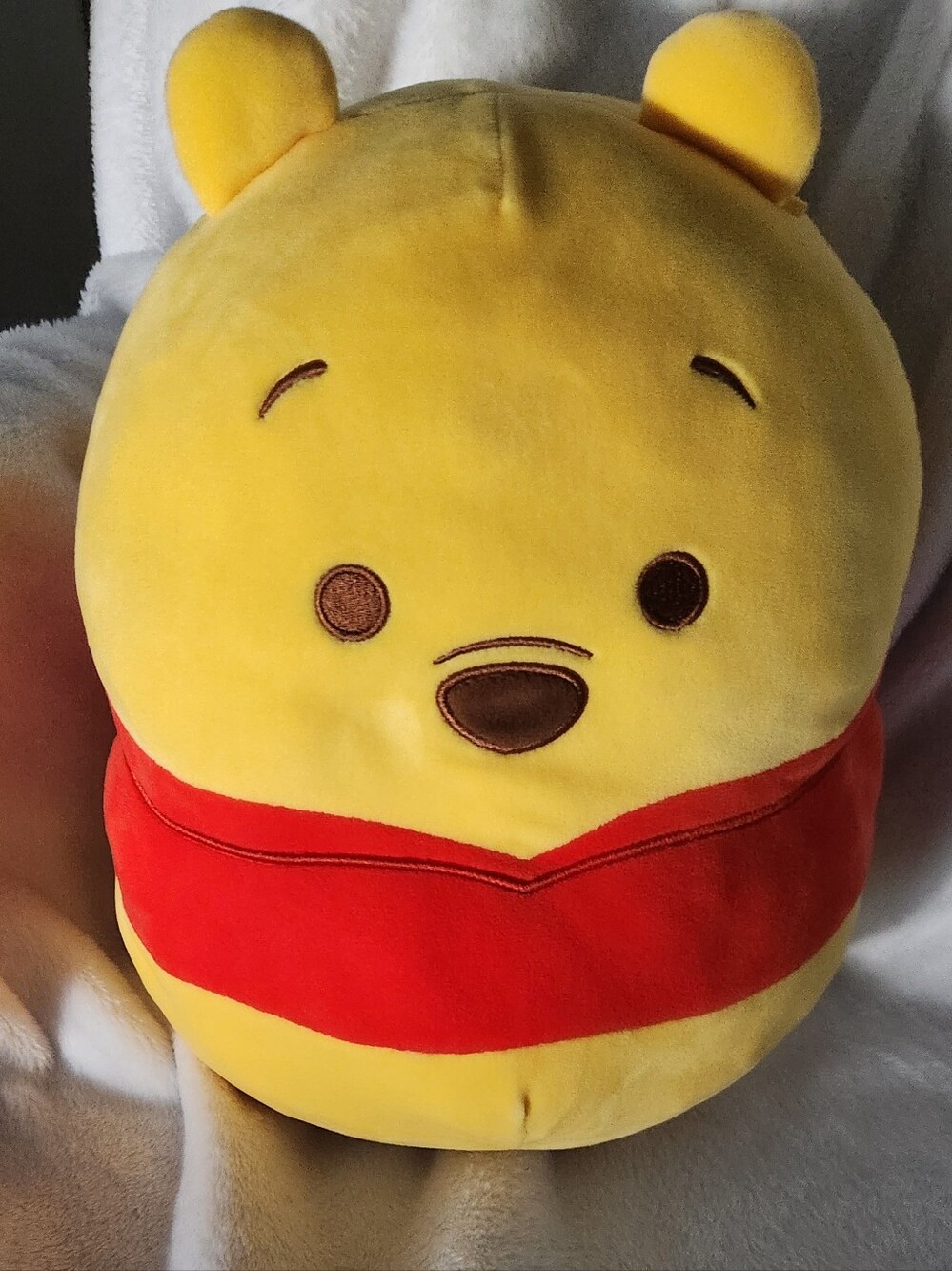 Disney Yellow and Red Winnie the Pooh Plush